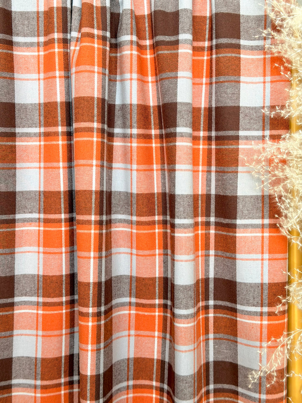 (COTTON FLANNEL) FALL PLAID