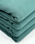 (2X1 COTTON RIB) POWDER TURKISH BLUE