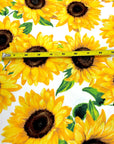 (DBP) BIG SUNFLOWERS ON OFF WHITE