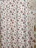 (URBAN RIB) ANTIQUE  BURGUNDY ROSES ON IVORY