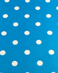 (DBP) OFF WHITE POLKA DOTS ON BLUE