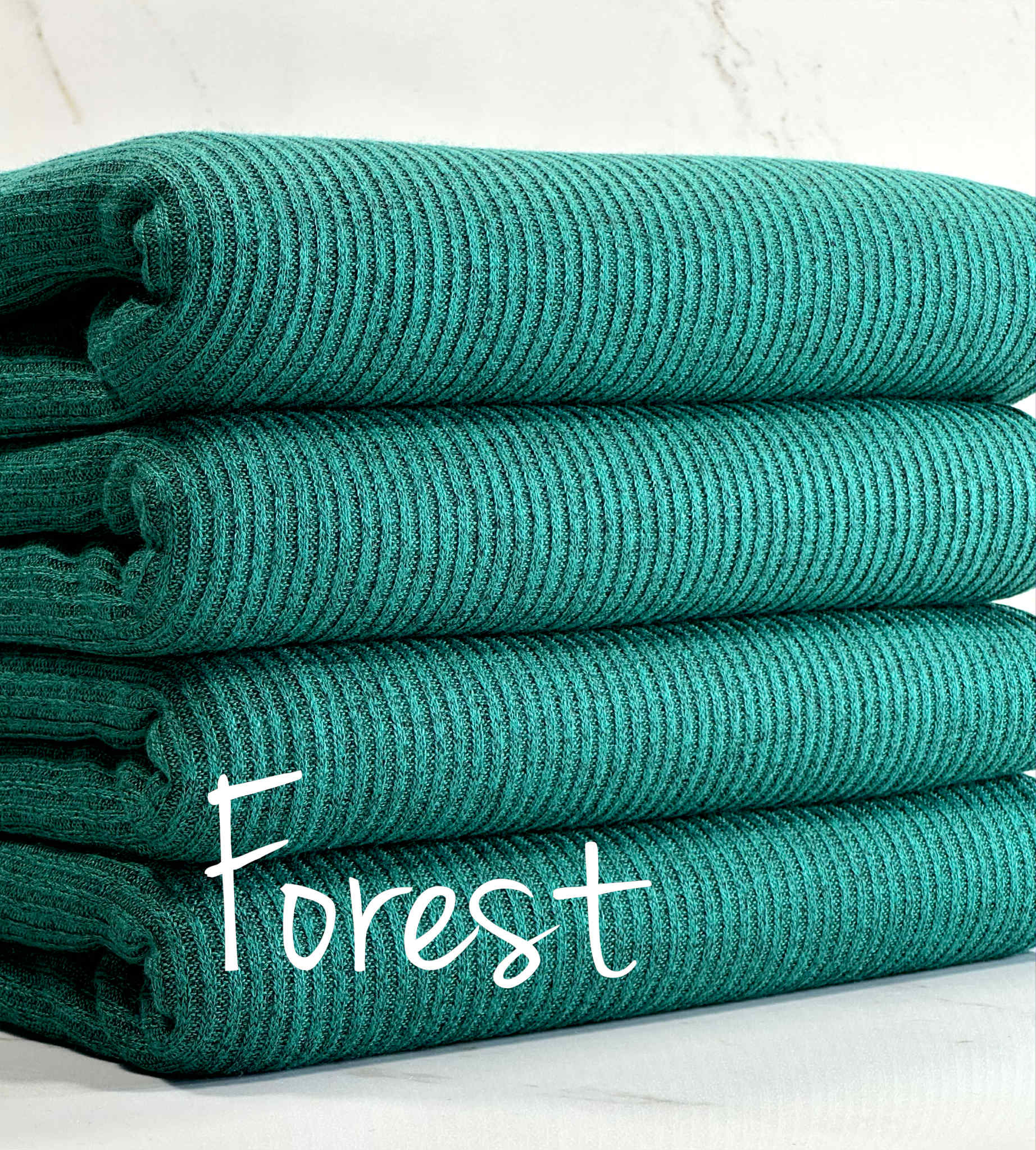 (CASHMERE SWEATER RIB) FOREST