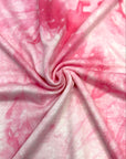 (FRENCH TERRY) HOT PINK TIE DYE