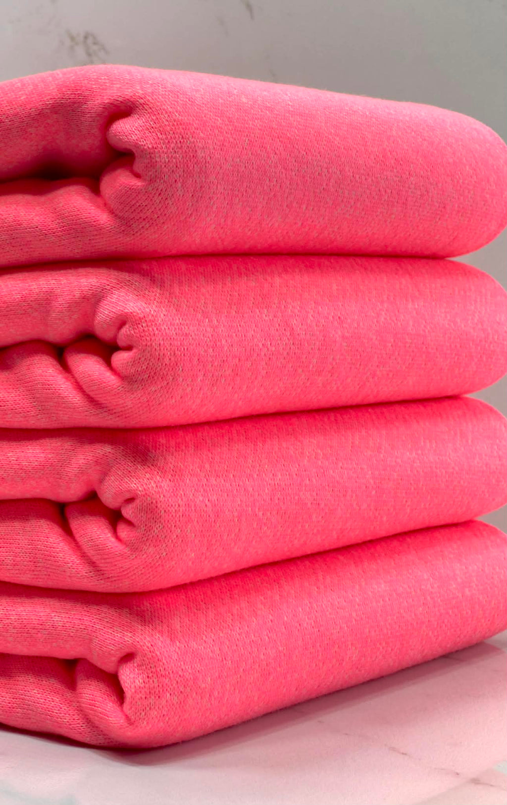 (COTTON FRENCH TERRY) NEON PINK