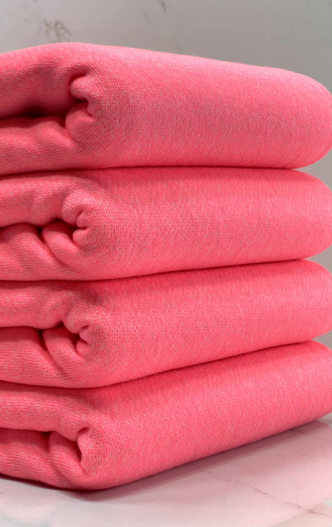 (COTTON FRENCH TERRY) NEON PINK