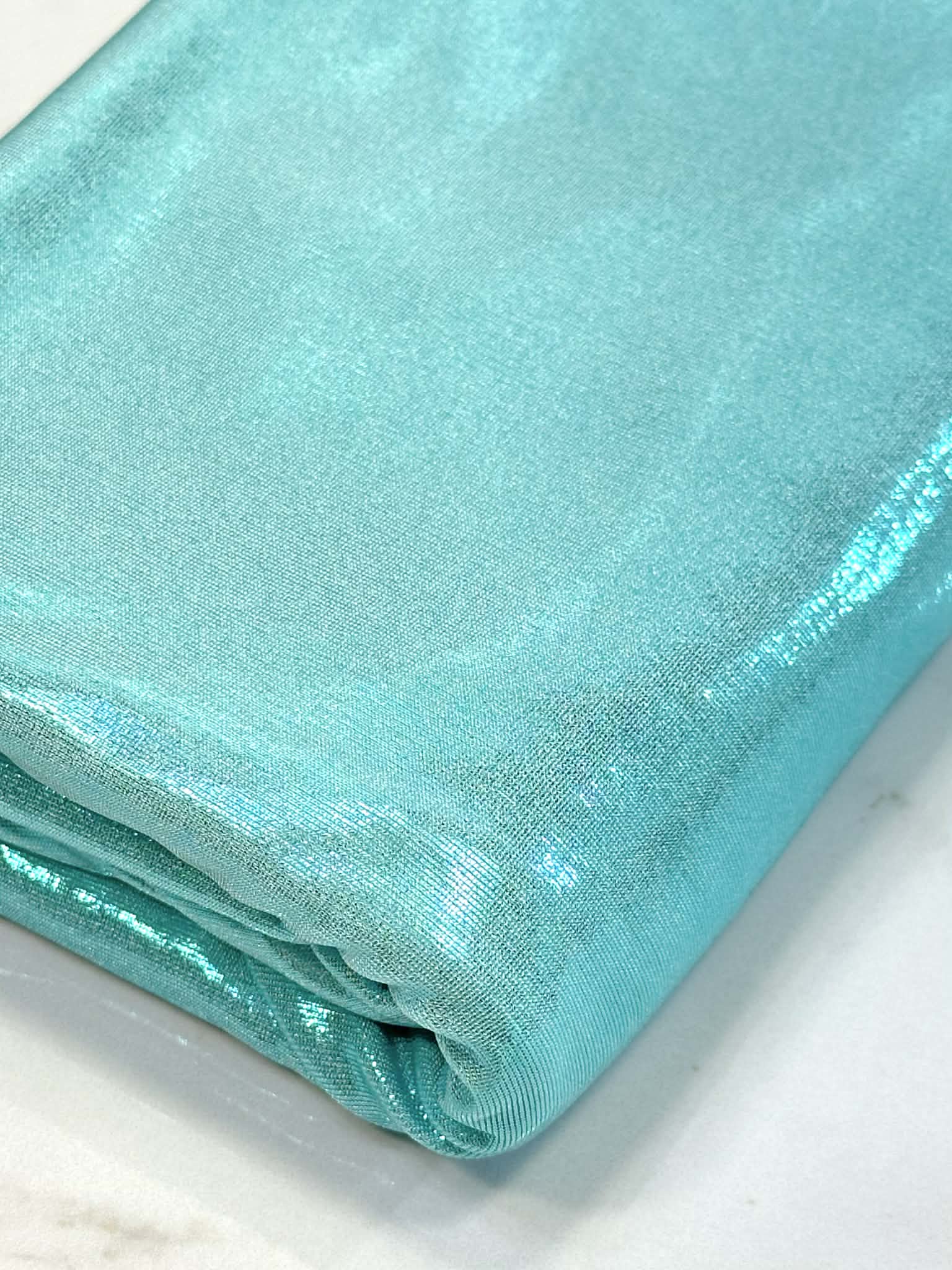 (KNIT) SHIMMER ON AQUA