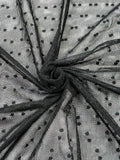 (MESH) TINY BLACK DOTS