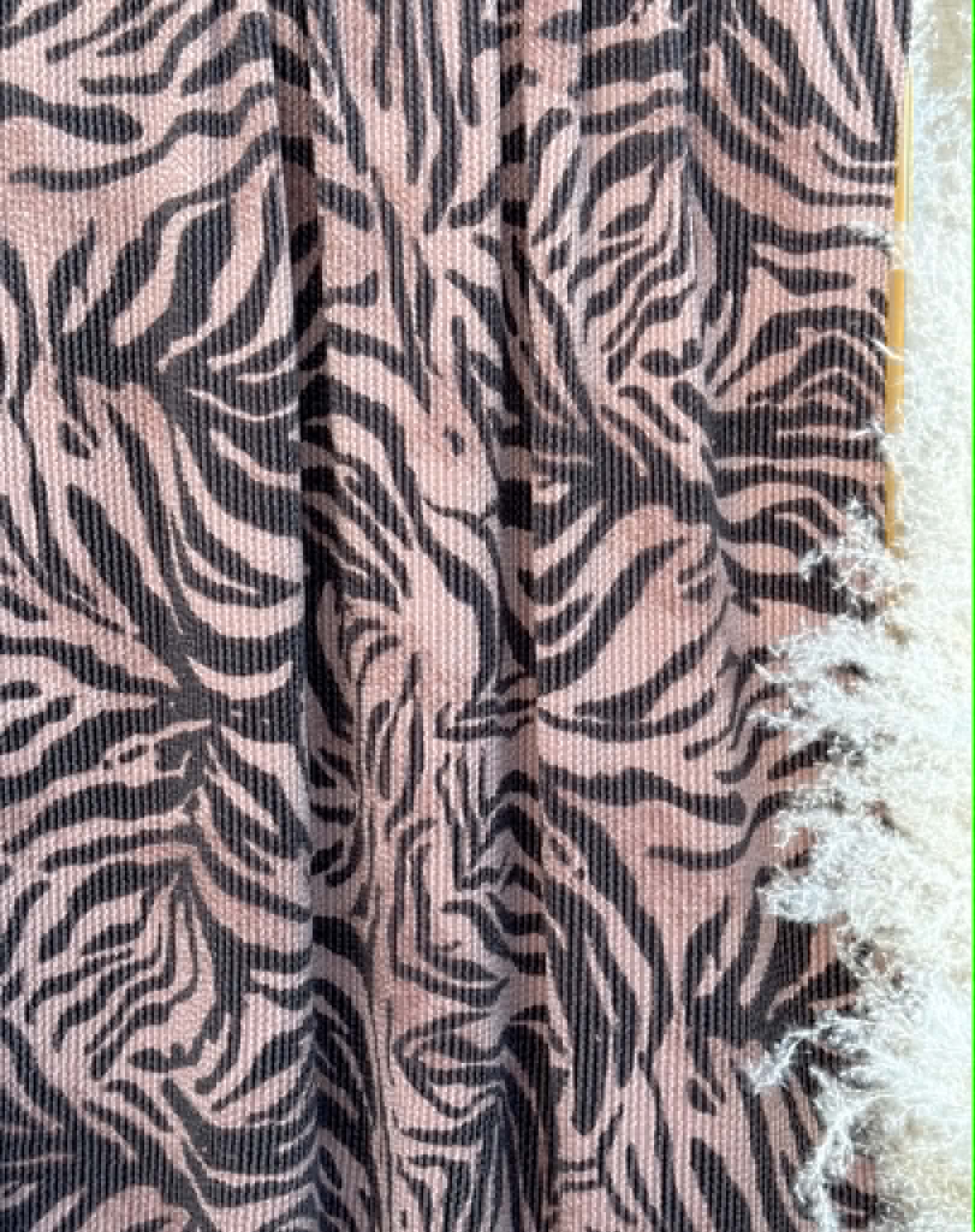 (URBAN RIB) ZEBRA PATTERN ON MOCHA