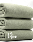 (BRUSHED SWEATER KNIT) OLIVE