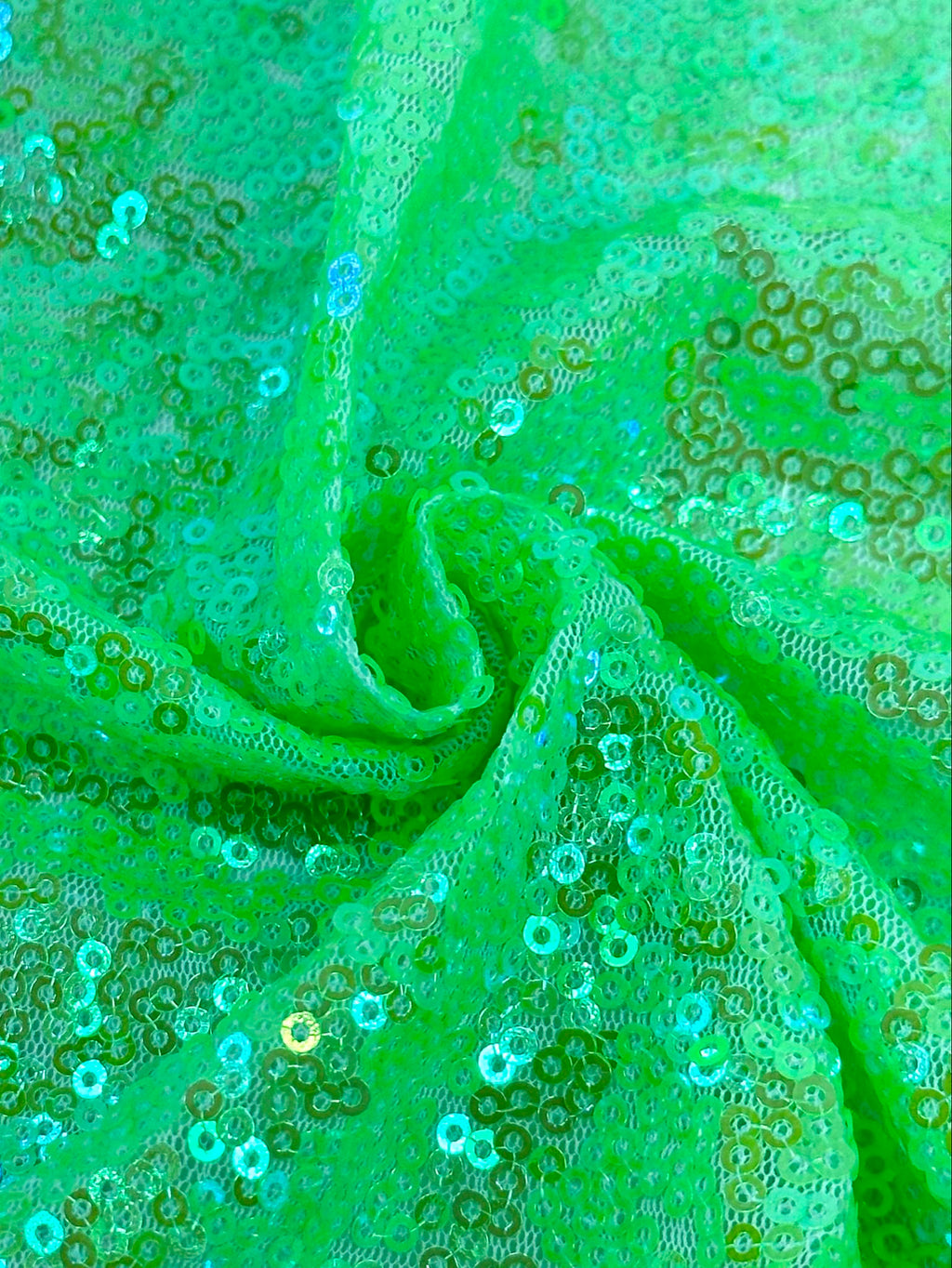 (SEQUIN) LIME GREEN