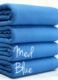 (4X2 RIB) MED BLUE