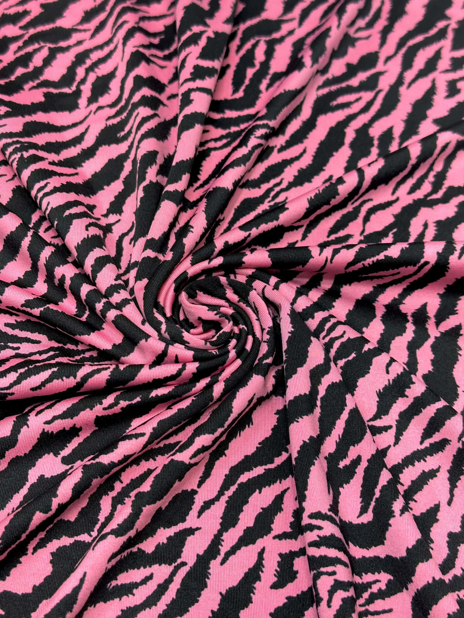 (ITY) BLACK ZEBRA ON PINK