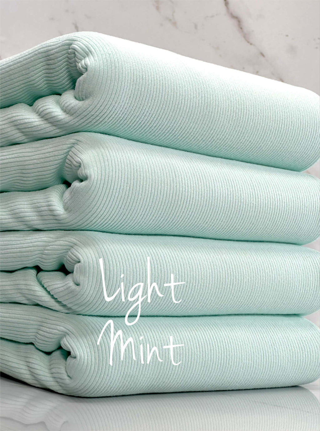 (2X2 SUPER COTTON FEEL RIB) LIGHT MINT