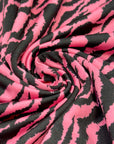 (ITY) BLACK ZEBRA ON PINK