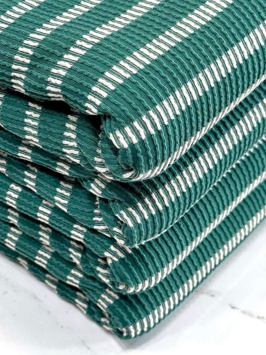 (URBAN RIB) STRIPES ON EMERALD