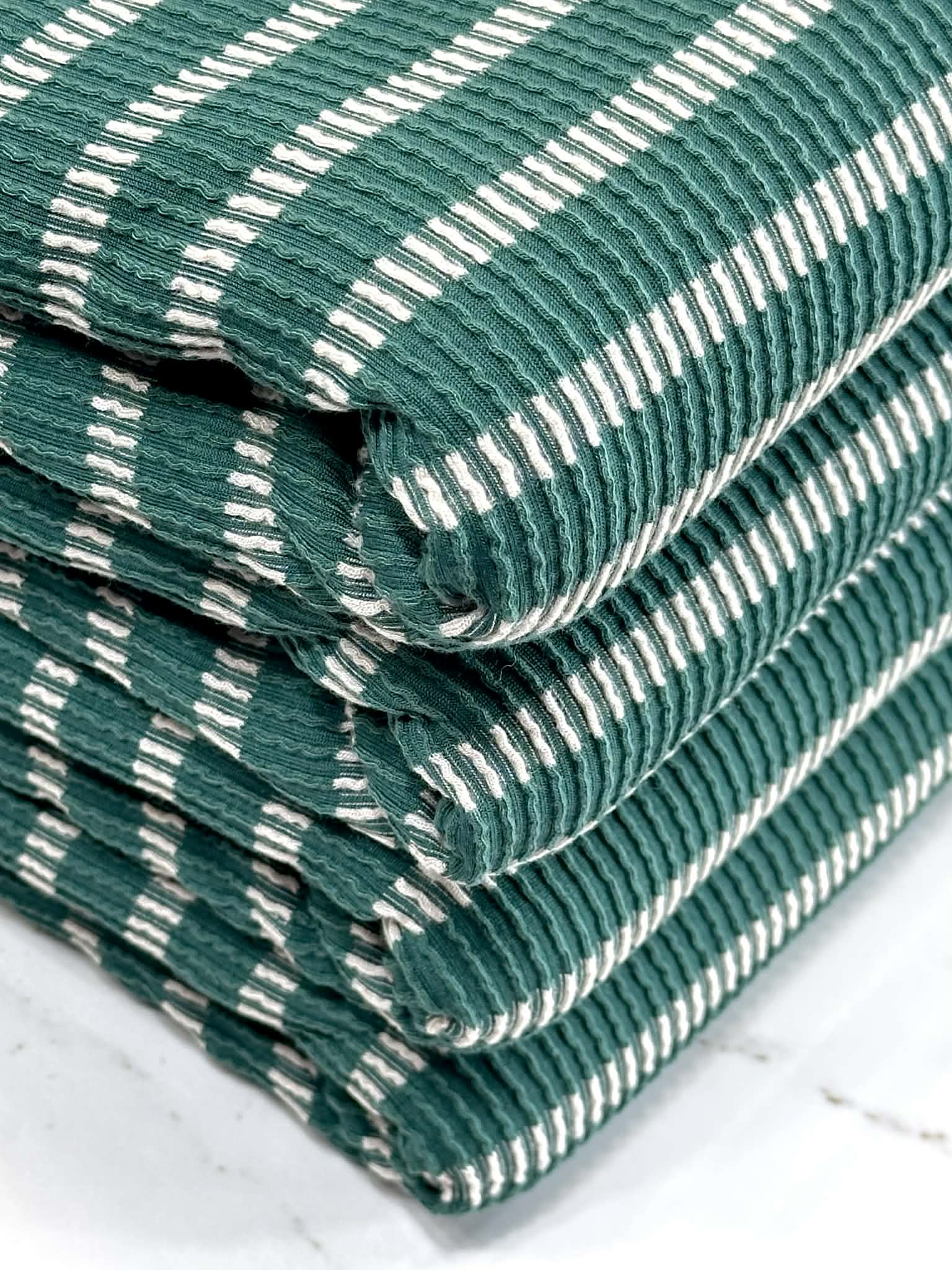 (URBAN RIB) STRIPES ON EMERALD