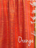 (METALLIC PLEATED) ORANGE