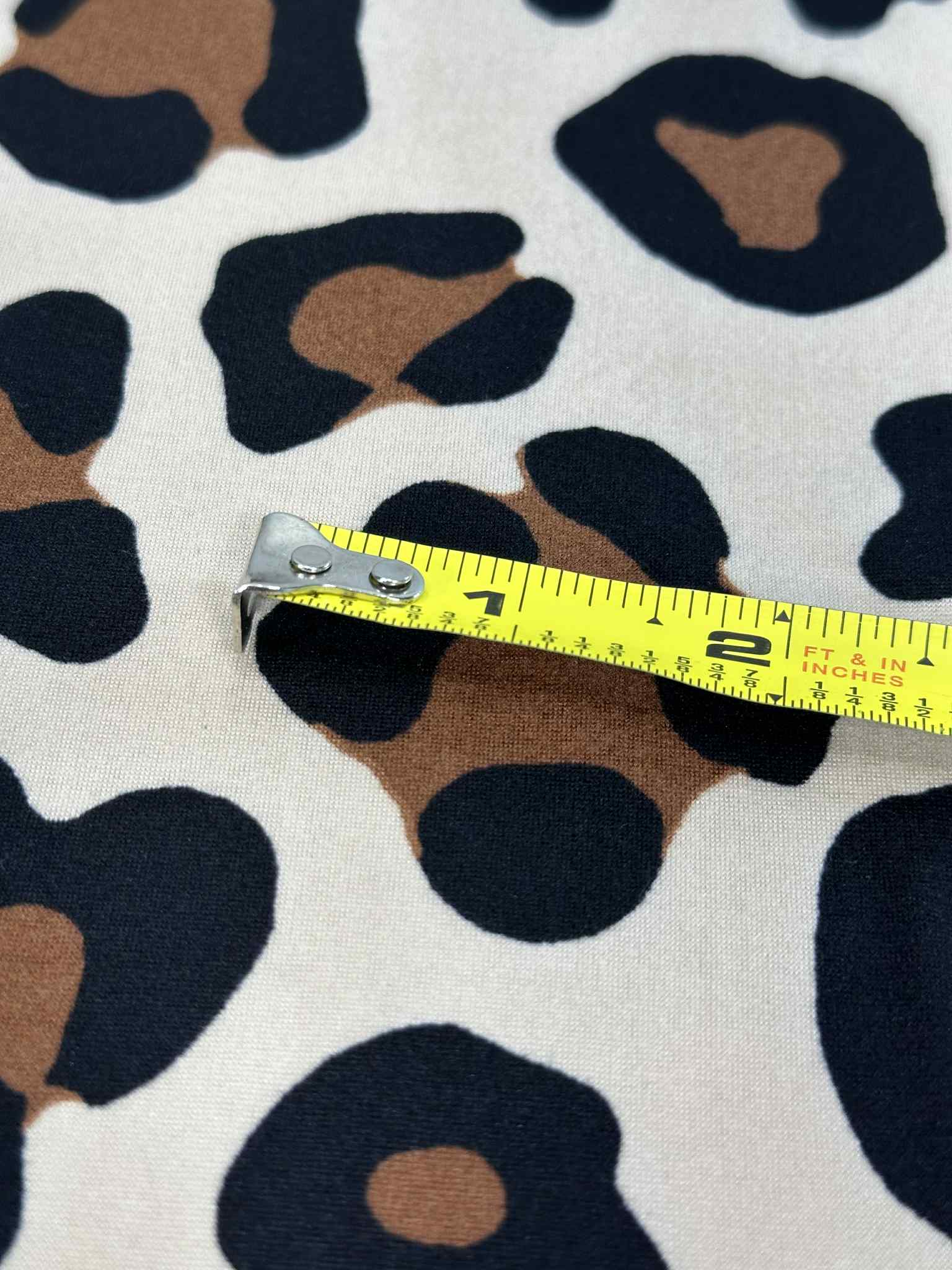 (DBP) CHEETAH PRINT ON CREAM