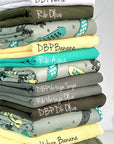 (DBP) SKATEBOARDS AND STARS ON DARK SAGE