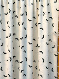 (URBAN RIB) BLACK BATS ON OFF WHITE