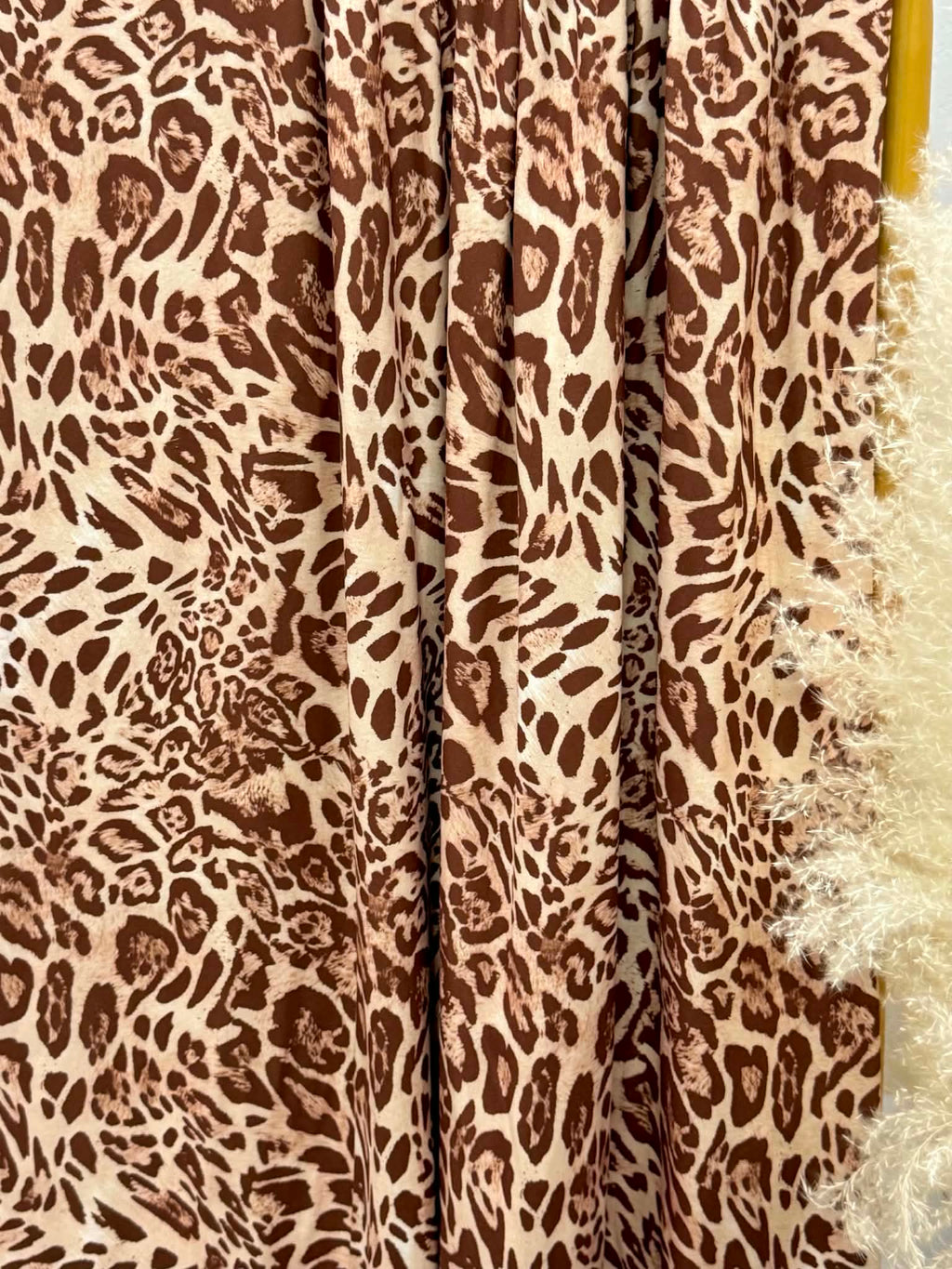 (DBP) BROWN AND CREAM LEOPARD PRINT