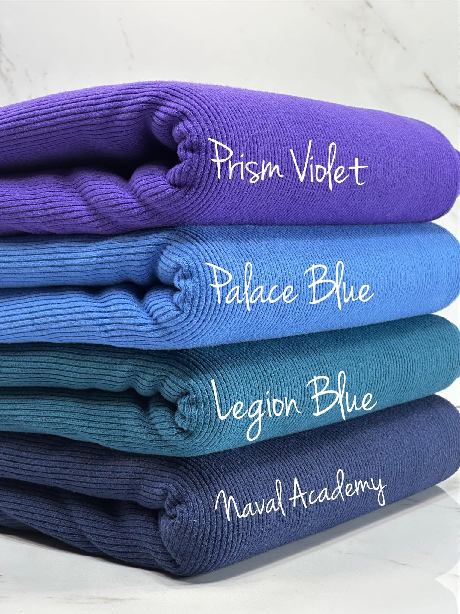 (2X2 SUPER COTTON FEEL RIB) LEGION BLUE
