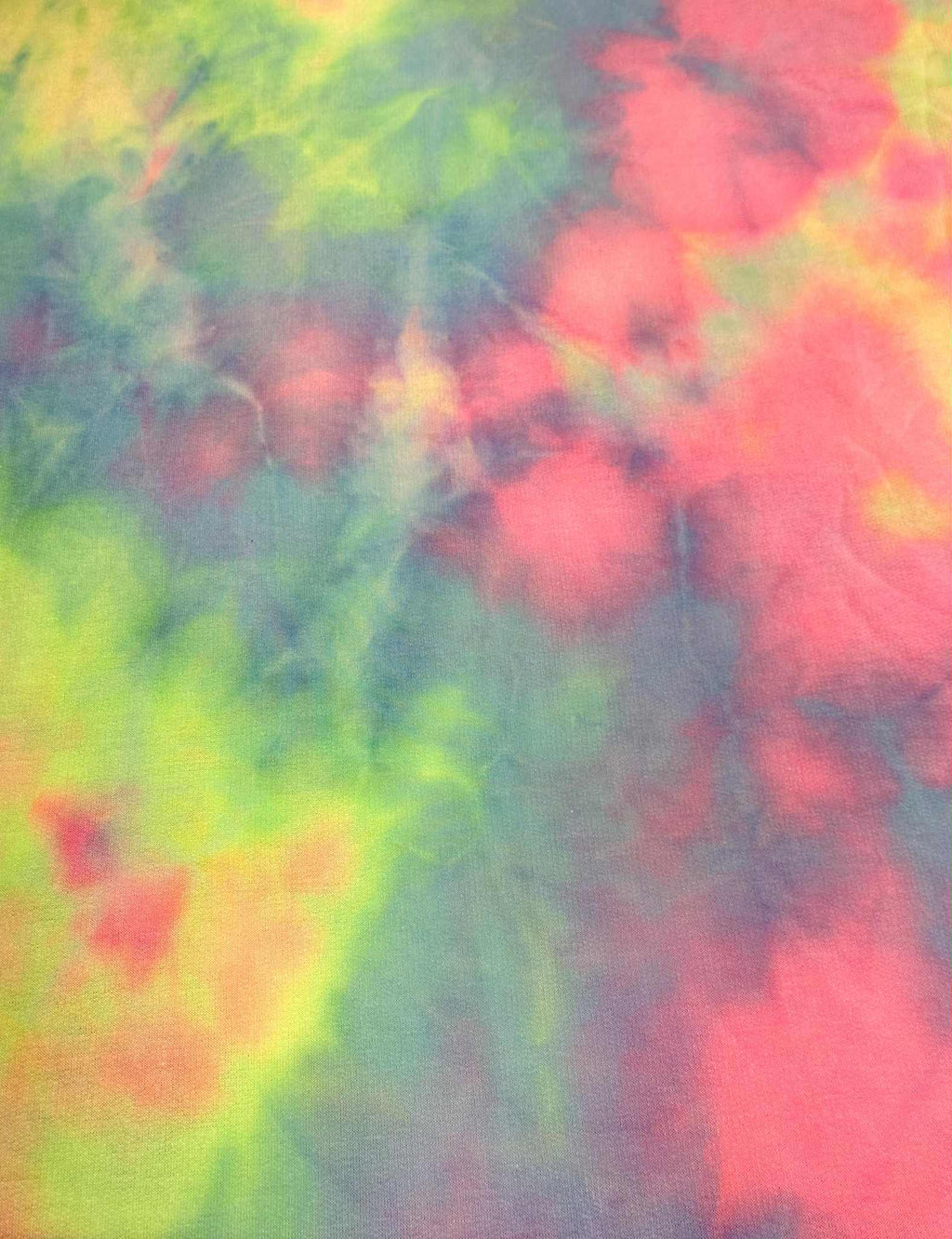 (FRENCH TERRY) NEON RAINBOW TIE DYE