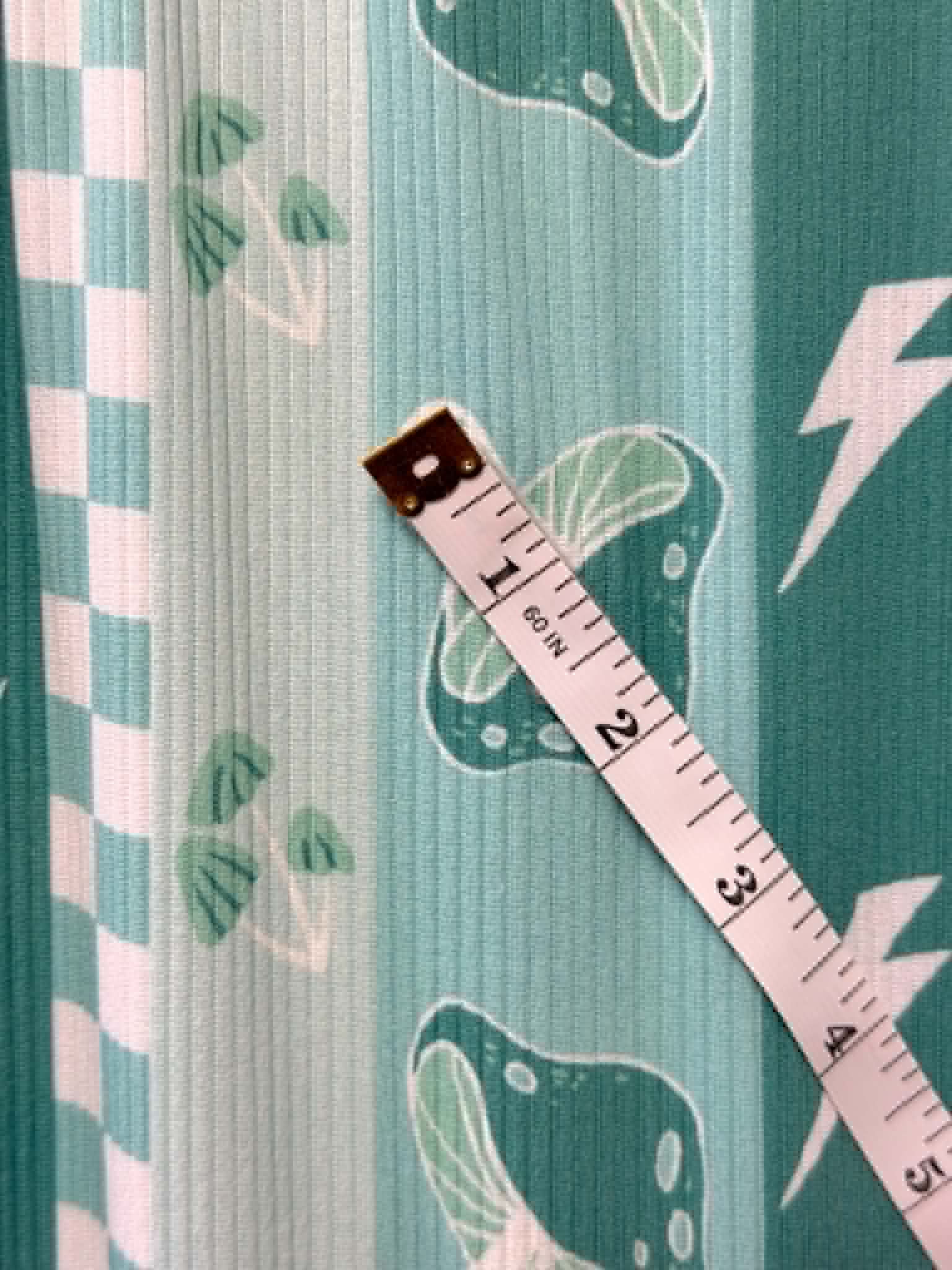 (4X2 YUMMY RIB) AQUA RETRO MUSHROOM CHECK