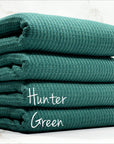 (WAFFLE BRUSHED) HUNTER GREEN (2)