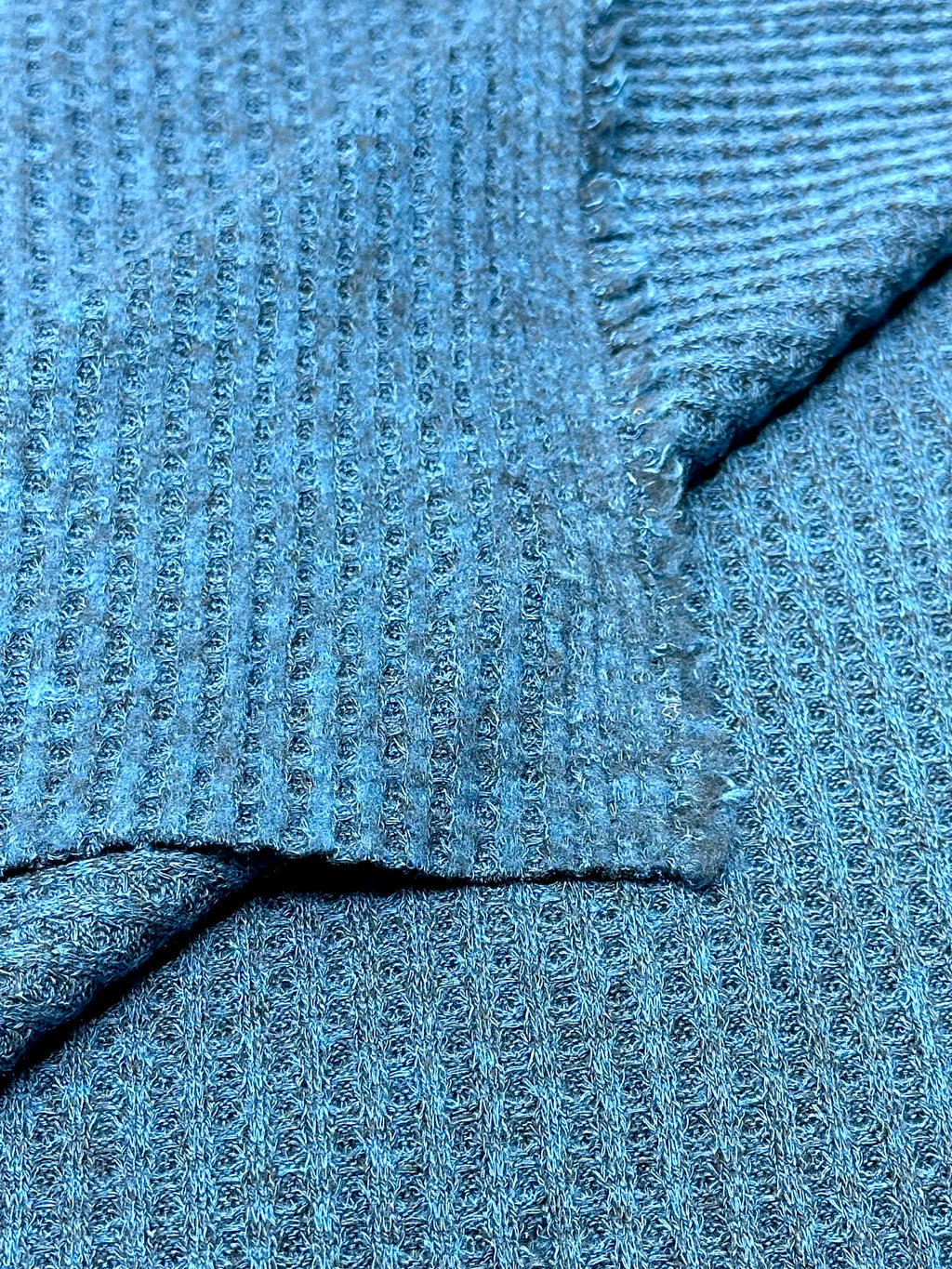 (WAFFLE BRUSHED) 2-TONE TEAL