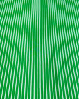 (WOVEN) THIN OFF WHITE STRIPES ON GREEN