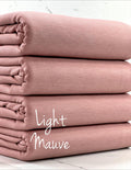 (FRENCH TERRY) LIGHT MAUVE