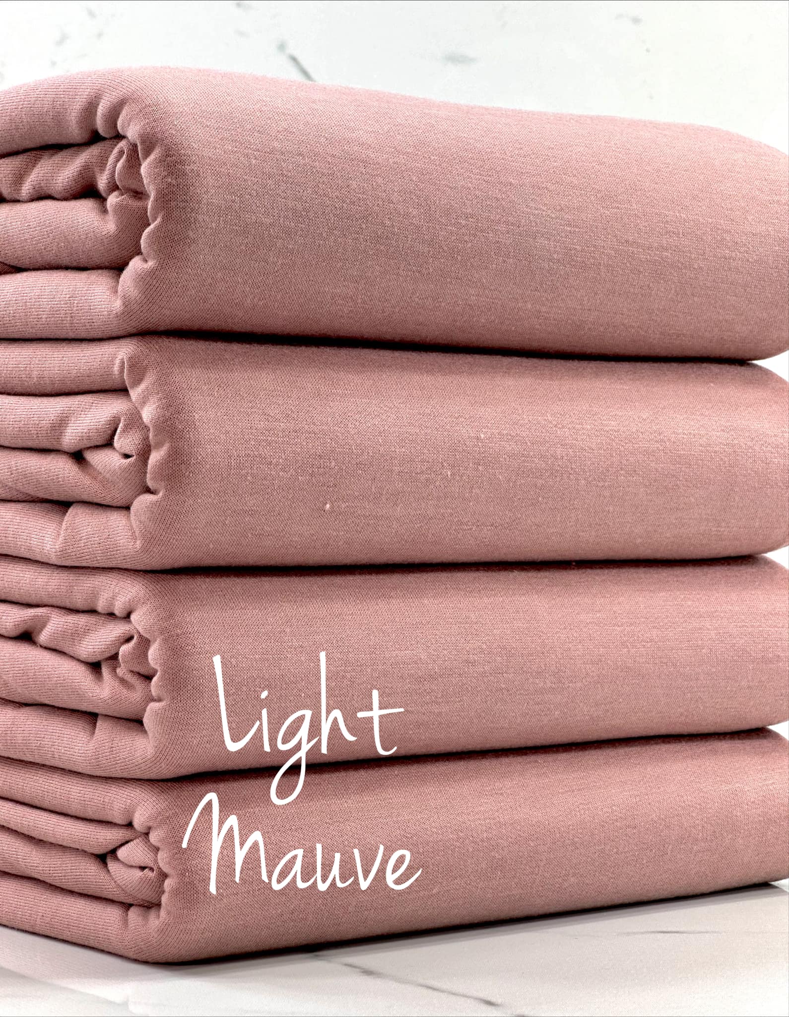 (FRENCH TERRY) LIGHT MAUVE
