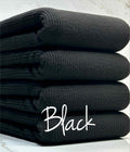(BRUSHED URBAN RIB) BLACK