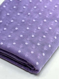 (MESH) TINY LAVENDER DOTS