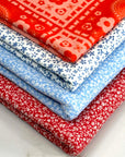 (MESH) RED AND BLUSH PATCHWORK
