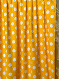 (SWIM ) WHITE POLKA DOTS ON YELLOW