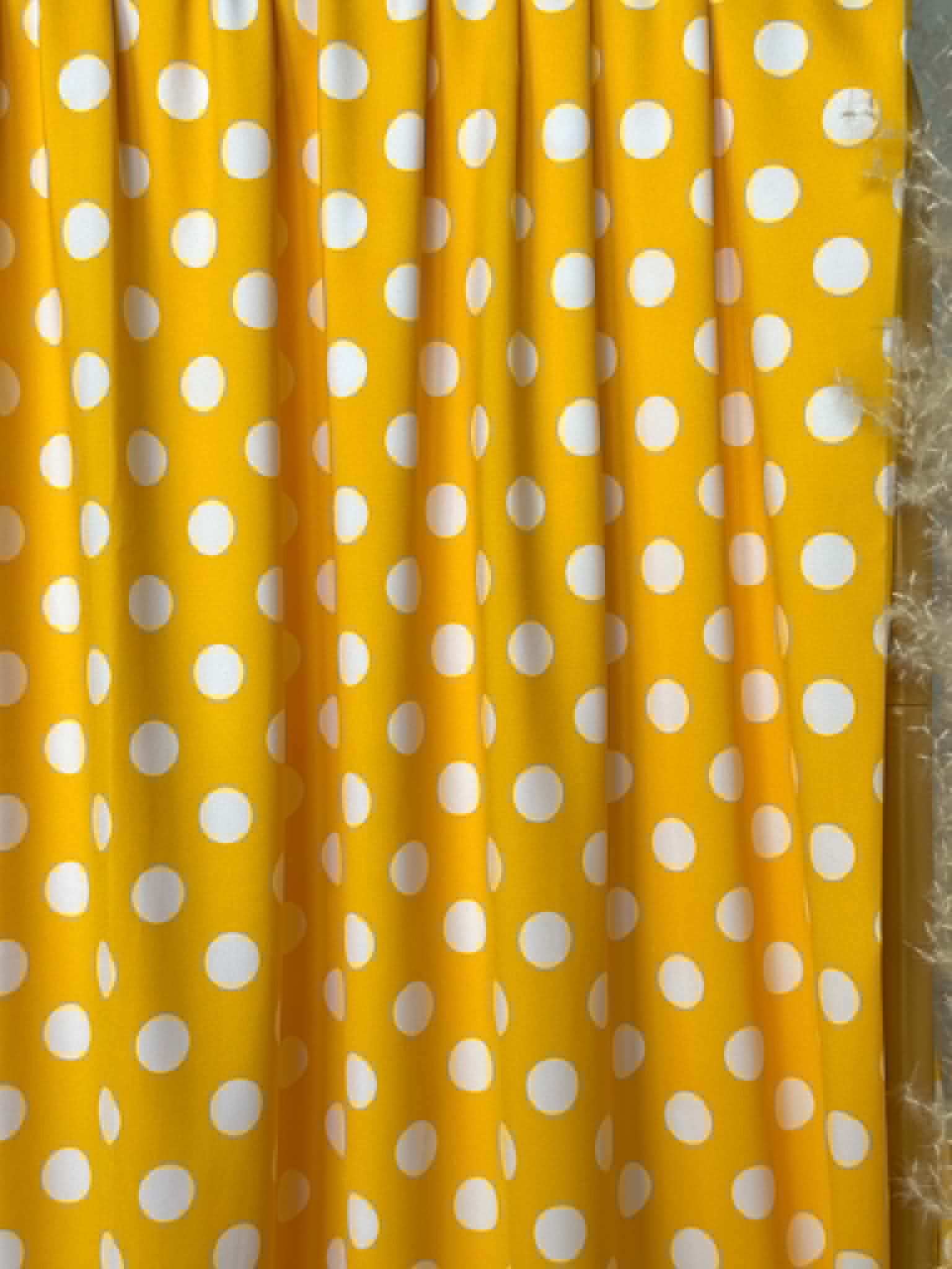 (SWIM ) WHITE POLKA DOTS ON YELLOW