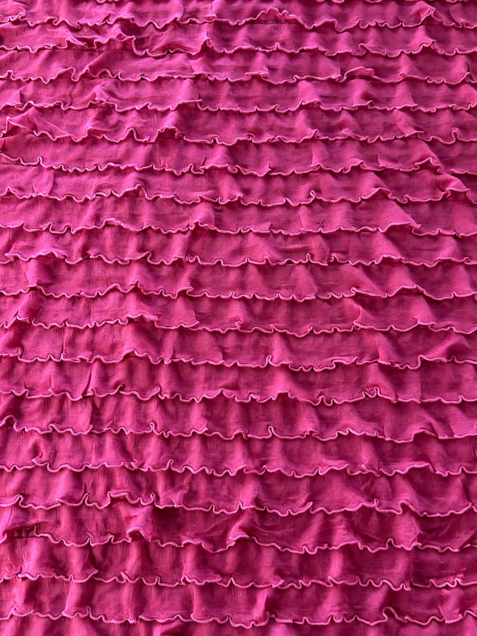(RUFFLE) DARK PINK