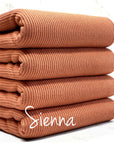 (CASHMERE RIB BRUSHED) SIENNA