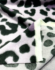 (BRUSHED SWEATER KNIT) PURPLE AND BLACK CHEETAH