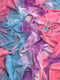(MESH) HOT PINK, OCEAN, AND PURPLE TIE DYE