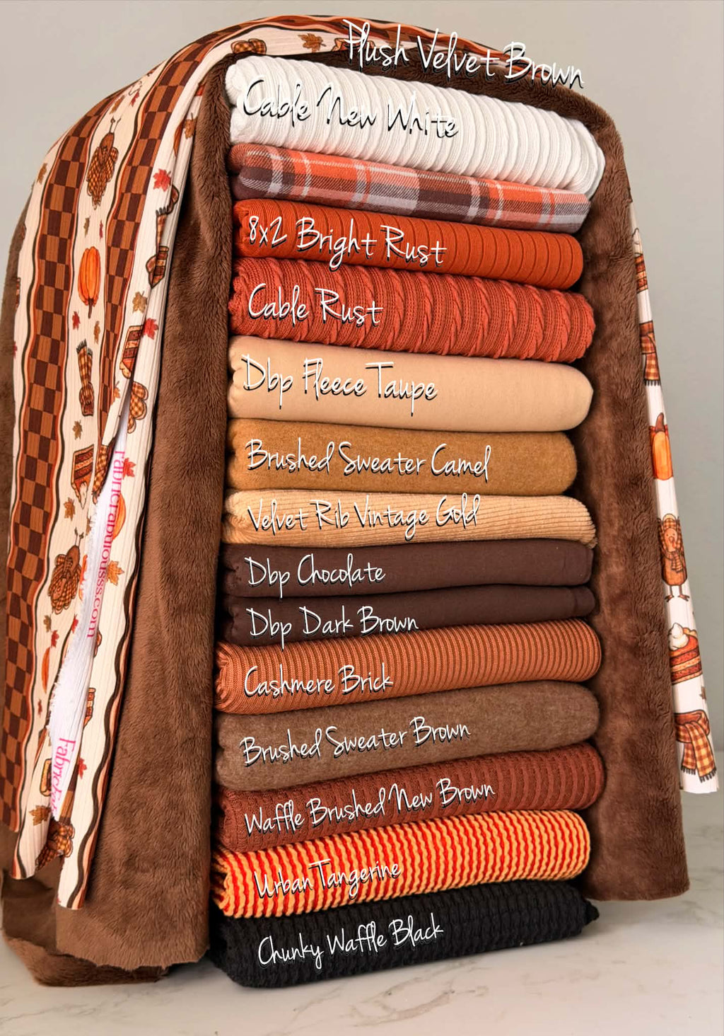 (URBAN RIB) PUMPKINS & TURKEY BOHO PATTERN