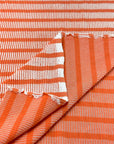 (URBAN RIB) STRIPES ON TANGERINE