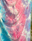 (DBP) PINK, BLUE, LAVENDER AND OFF WHITE TIE TYE