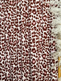 (SWEATER KNIT/ OAKLEY) PINK AND BROWN CHEETAH ON IVORY