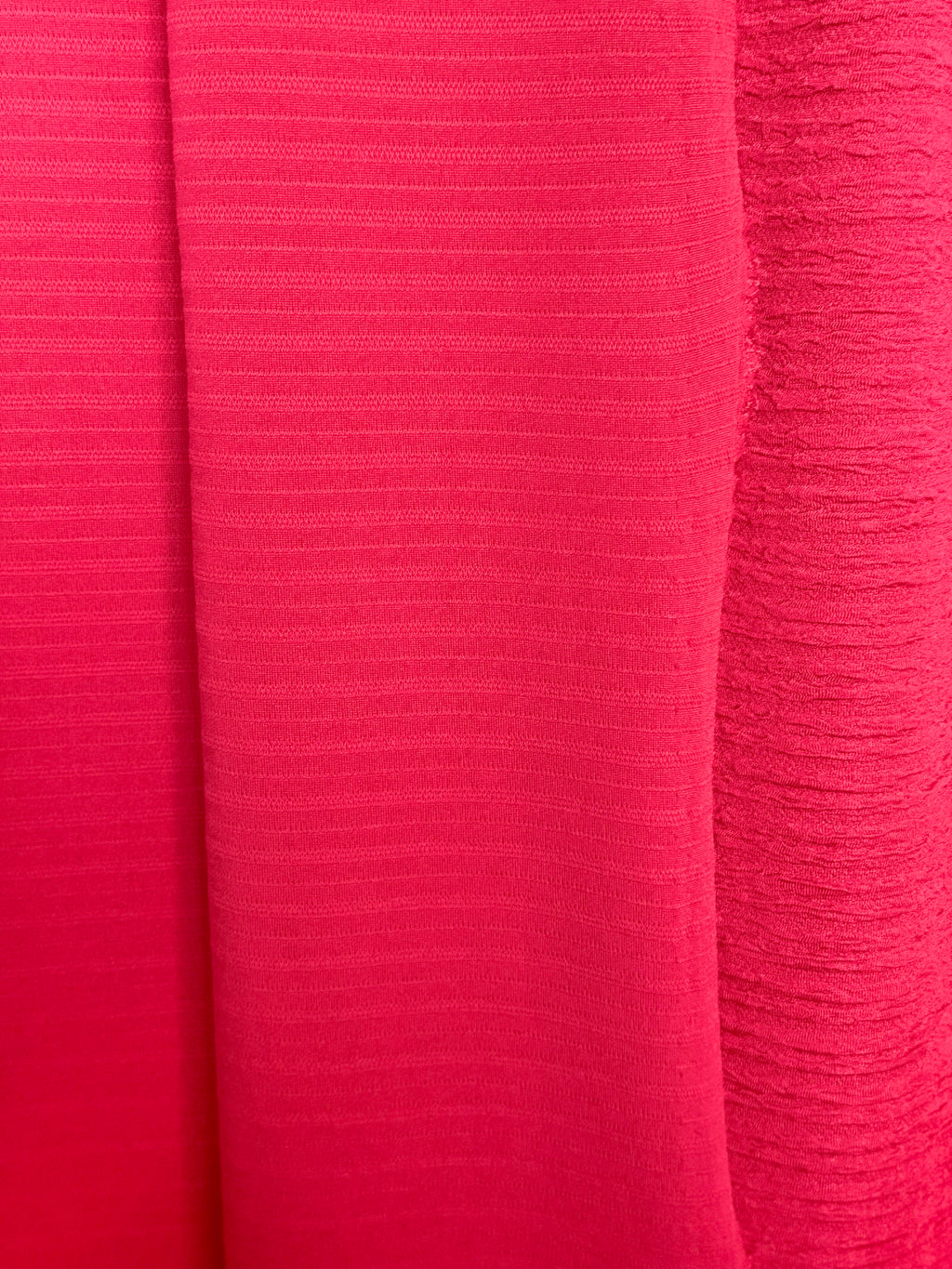 (2X2 CASHMERE WAFFLE) RED SPICE