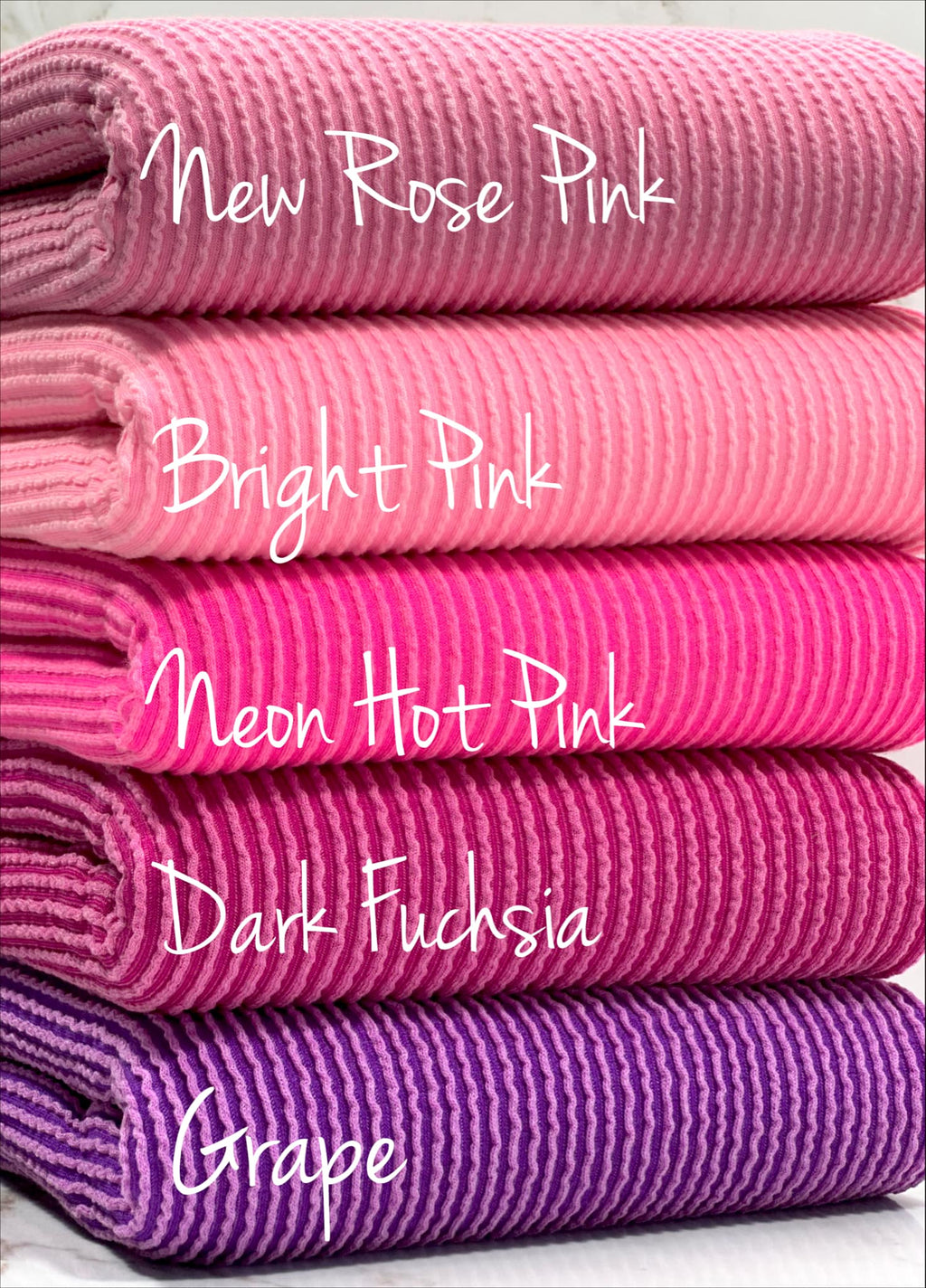 (URBAN RIB) NEON HOT PINK