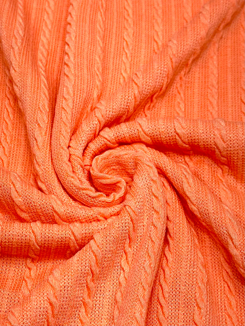 (CABLE KNIT) SALMON (1)
