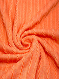 (CABLE KNIT) SALMON (1)